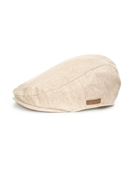 Gorra lino beige