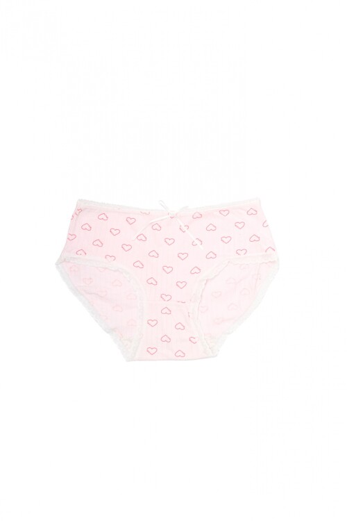 Bombacha Corazones Rosado