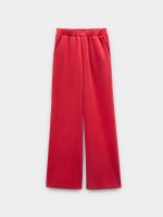 Pantalón Con Cintura Elástica Tacto Suave rojo