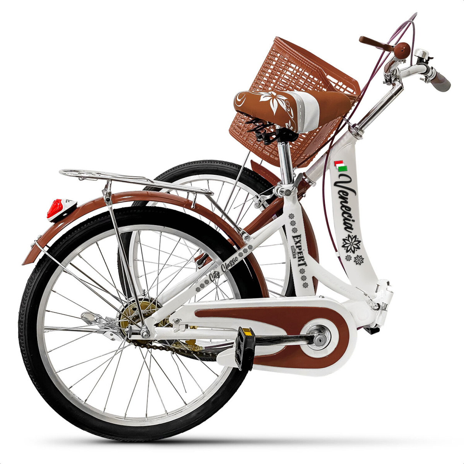 Bicicleta Plegable Expert Amsterdam Rodado 20 C/Cambios Varios Colores -  Blanco — El Rey del entretenimiento