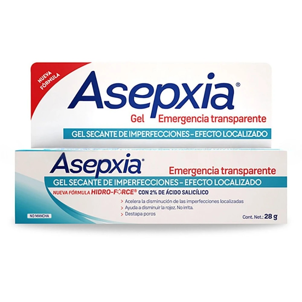 ASEPXIA GEL EMERG.TRANPARENTE LOCALIZADO