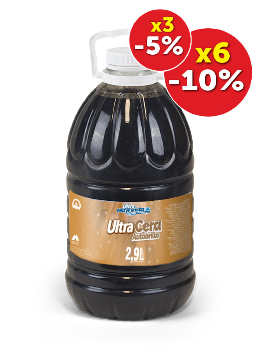 Cera Autobrillo 2,9 L - Negra 