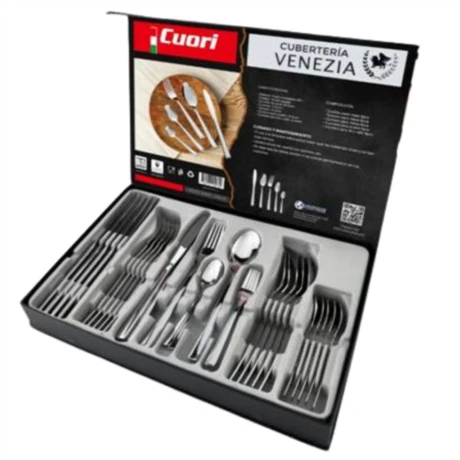 Set De Cubiertos CUORI Venezia 30 Piezas Acero Inoxidable Set De Cubiertos CUORI Venezia 30 Piezas Acero Inoxidable