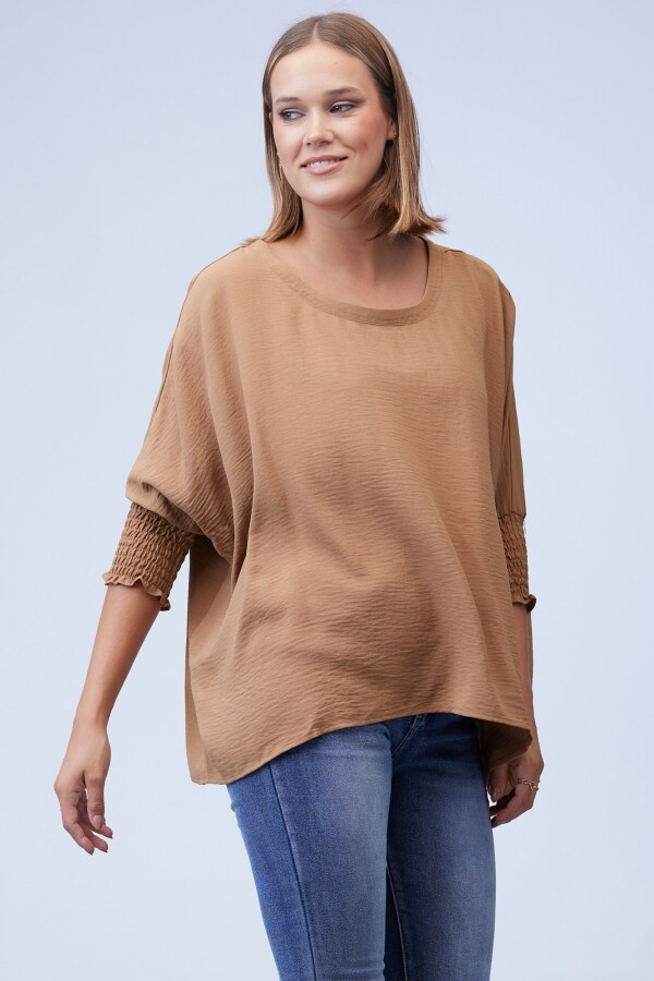 Blusa Oversized TOSTADO