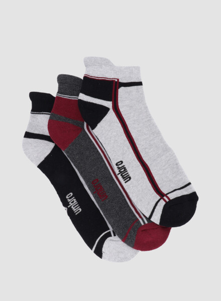 Media corta deportiva con terry umbro pack x3 Variante 26