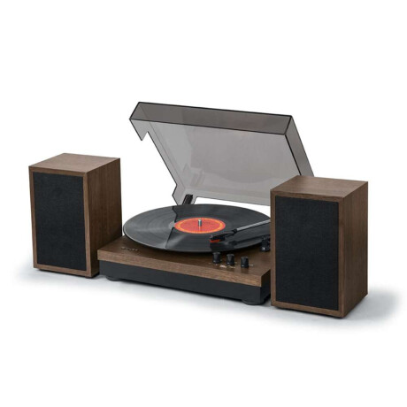 Bandeja De Vinilo Muse Mt108bt Bt Usb Con Parlante Marron