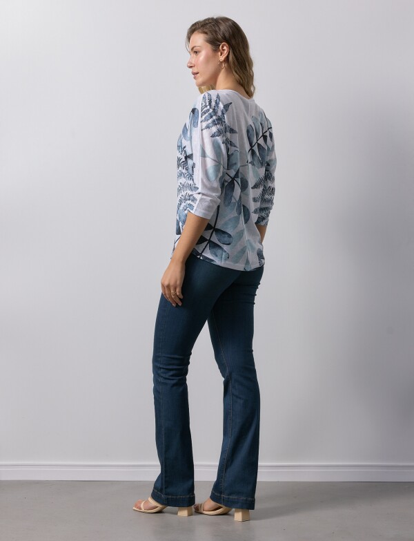 Buzo Print BLANCO/MULTI
