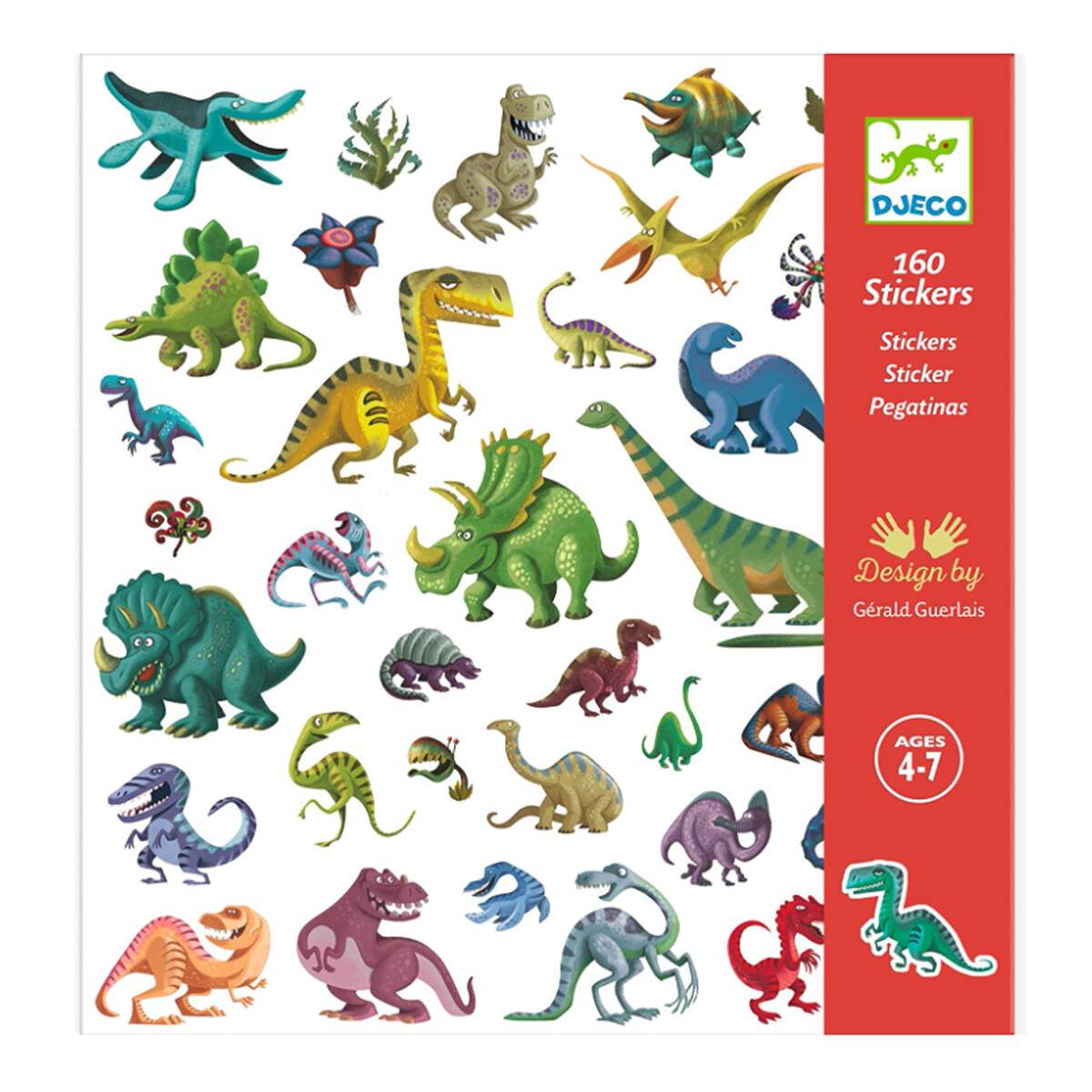 Stickers Dinosaurios Djeco 