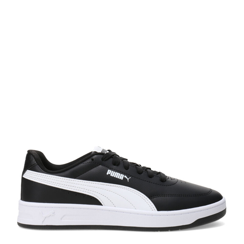 Championes de Hombre Puma Court Classic Clean Negro - Blanco