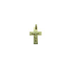Cruz chata de oro amarillo 18k con Cristo N18 Cruz chata de oro amarillo 18k con Cristo N18