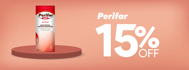 Perifar 15% off.