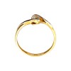 Anillo Solitario-Oro bajo-Piedra Zirconia-AN8069 conpiedra