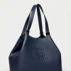 Bolso Eterial en cuero graneado Marine Blue