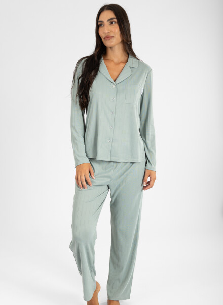 Pijama eight ribb yummy Verde claro