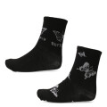 Medias Infantiles N+ Mariposa Negro - Gris