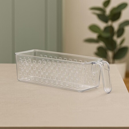 ORGANIZADOR VERTICAL CON ASA 28X8X8 CM ORGANIZADOR VERTICAL CON ASA 28X8X8 CM