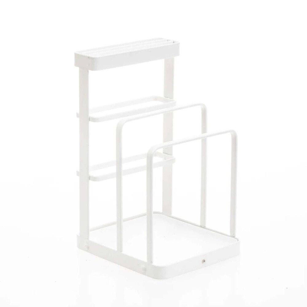 ORGANIZADOR DE COCINA METAL BLANCO 14X12X21,5CM