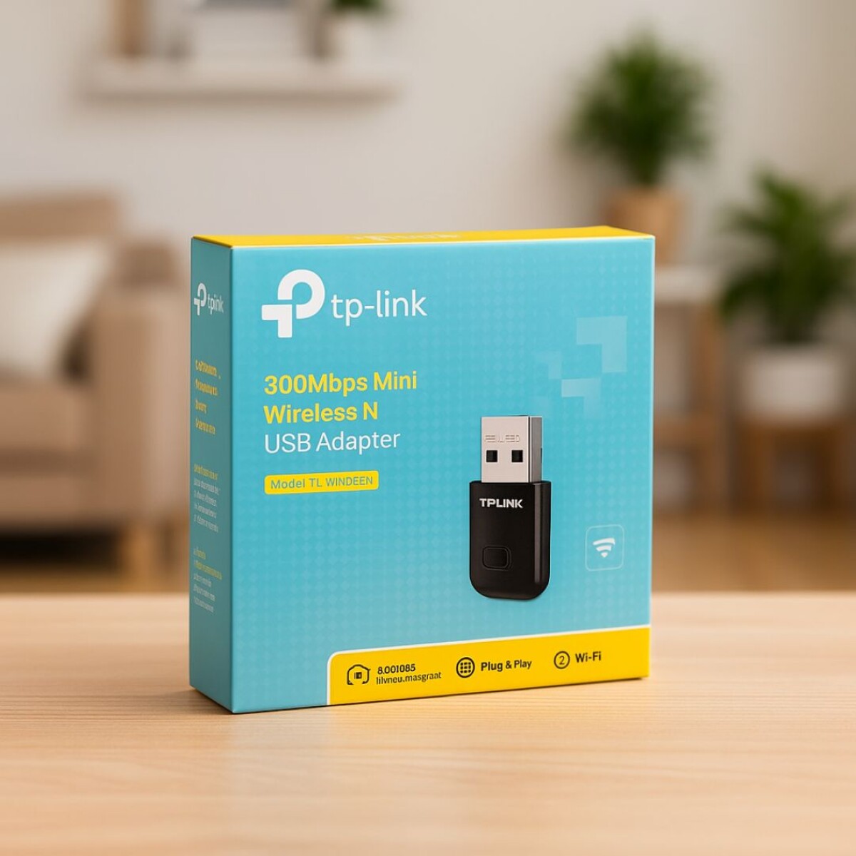 ADAPTADPR WIFI USB TP-LINK - NEGRO 