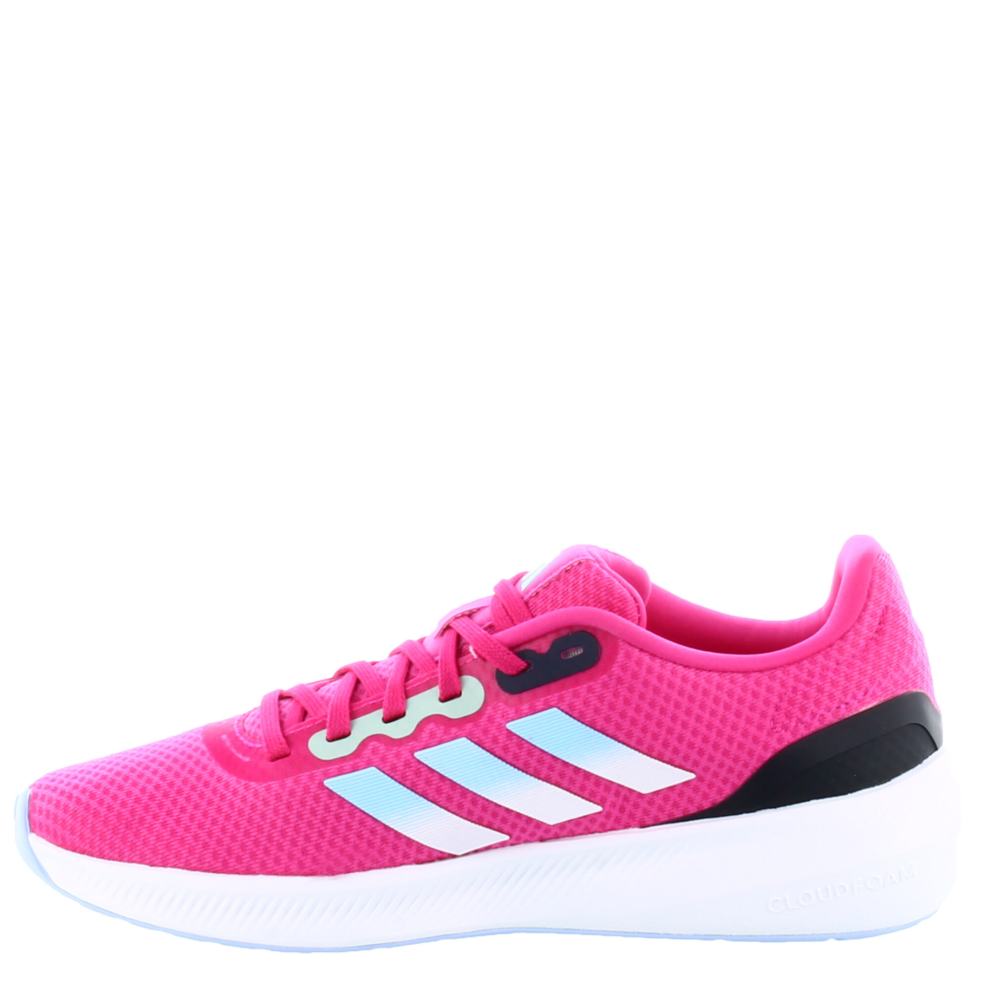 Championes de Mujer Adidas Run Falcon 2.0 Fucsia Negro Blanco Stadium Sport