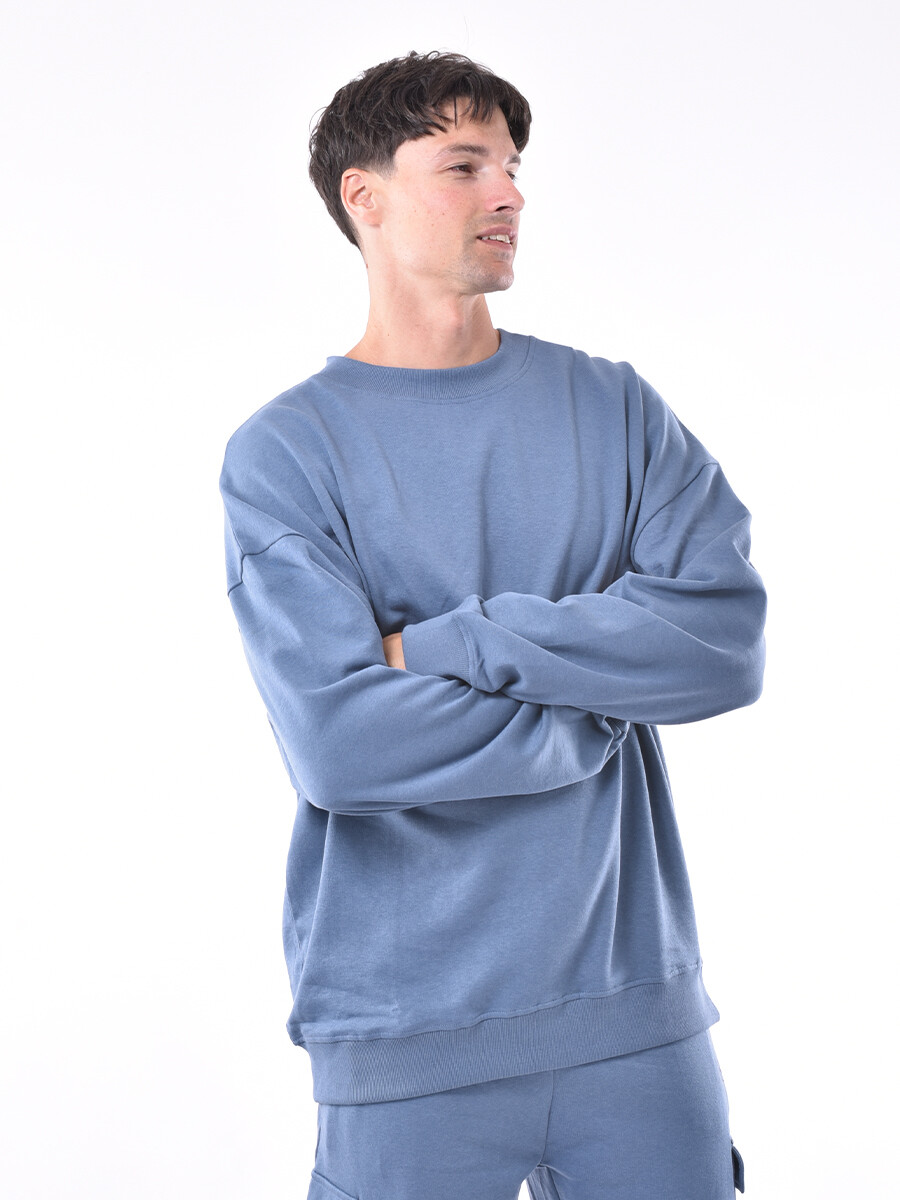 BUZO LAUTARO - AZUL PIEDRA 