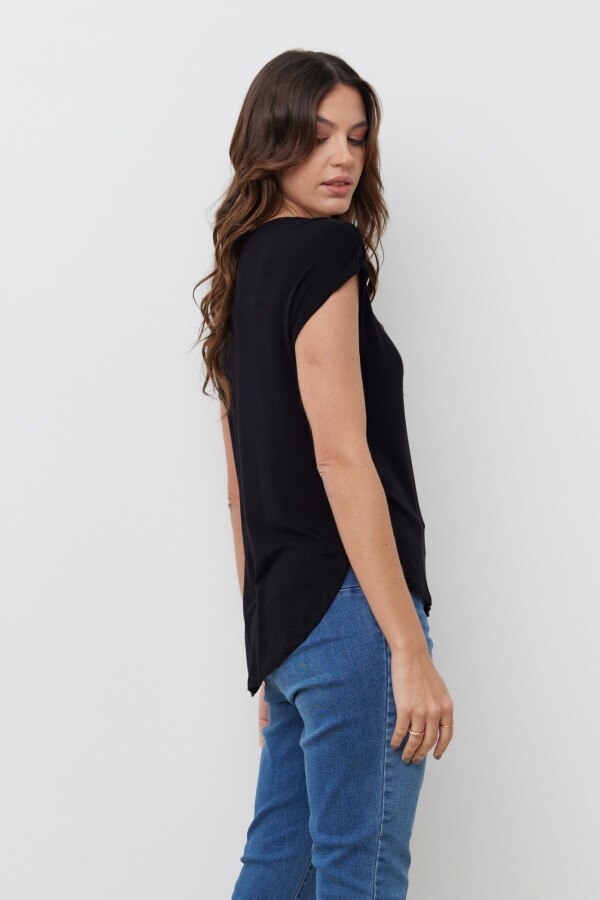Remera Frunces NEGRO