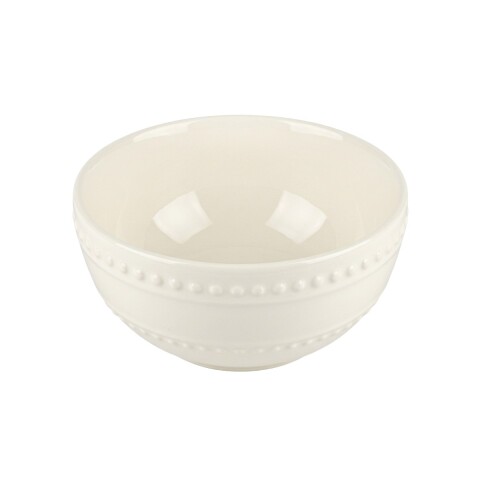 BOWL CERAMICA BLANCO C/RELIEVE 12X6CM Unica