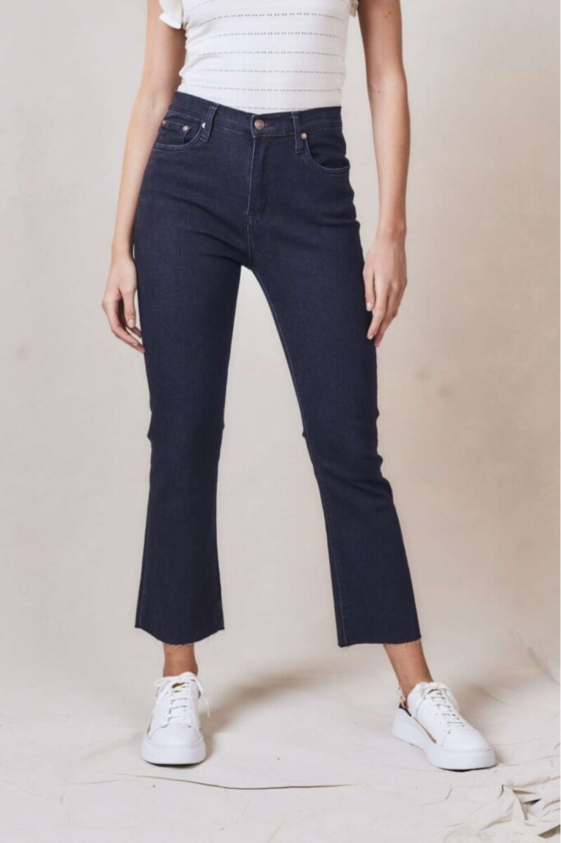 Crop Flared Tiro Alto - Jean Oscuro 