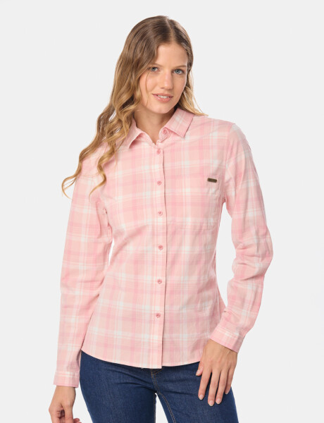 CAMISA A CUADROS Rosado
