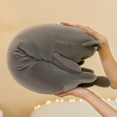 Peluche gatito 70 cm de altura Gris