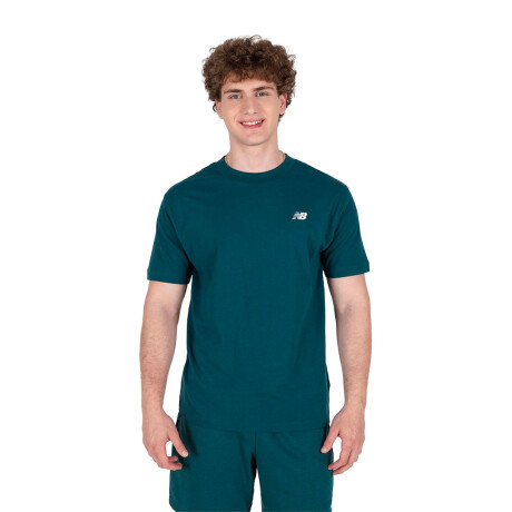 Remera de Hombre New Balance Sport Essentials Cotton Verde