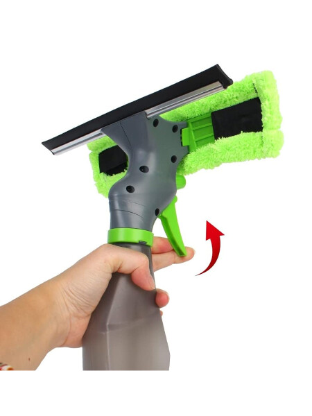 LIMPIAVIDRIOS 3 EN 1 CON ROCIADOR VERDE