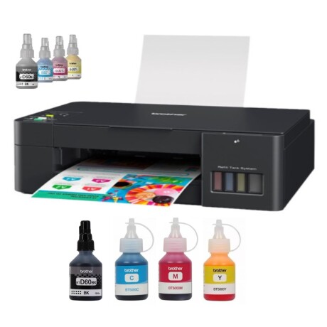 Impresora Brother DCP-T220 con Botellas de Recarga Extra 001
