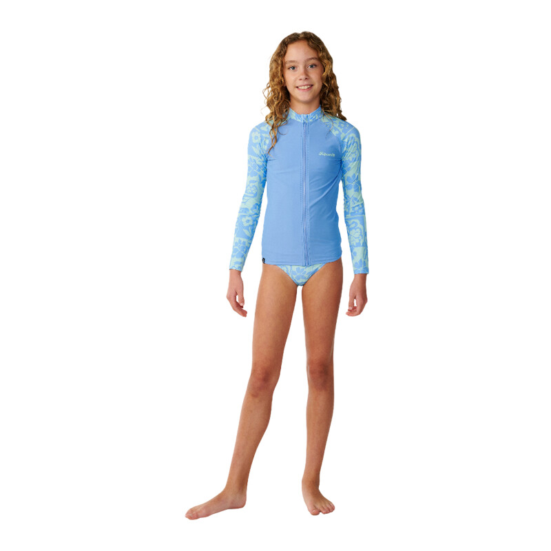 Lycra Rip Curl Pacific Coast Niña - Celeste Lycra Rip Curl Pacific Coast Niña - Celeste