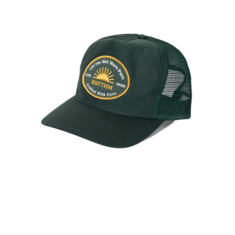 Gorro Rhythm Worn Path Trucker Cap Verde