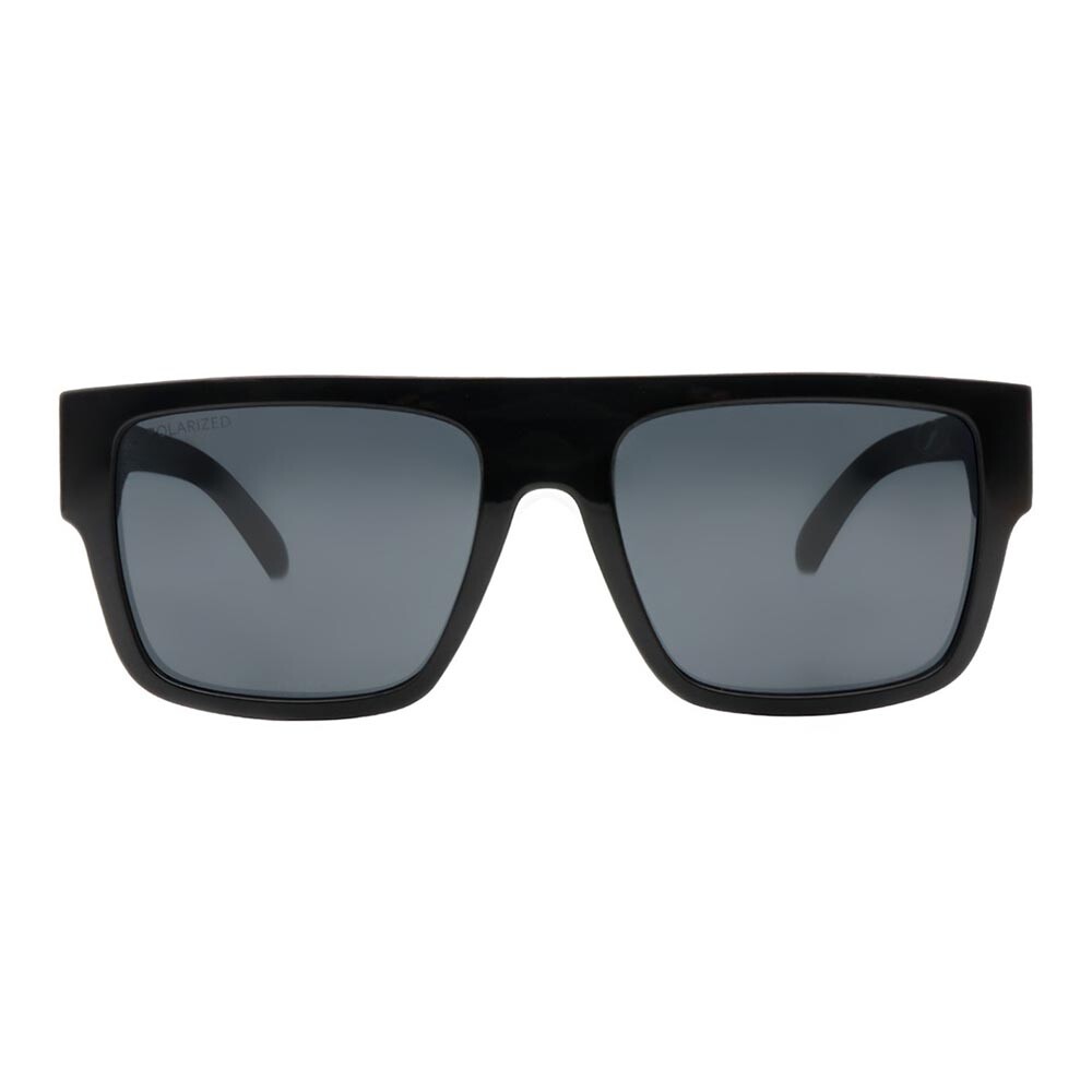 Lentes De Sol Polarizada Atributos Cuadrado Gris/Negro