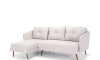 Sofá Con Chaise - Triunfo - 3 Cuerpos Beige - Derecho