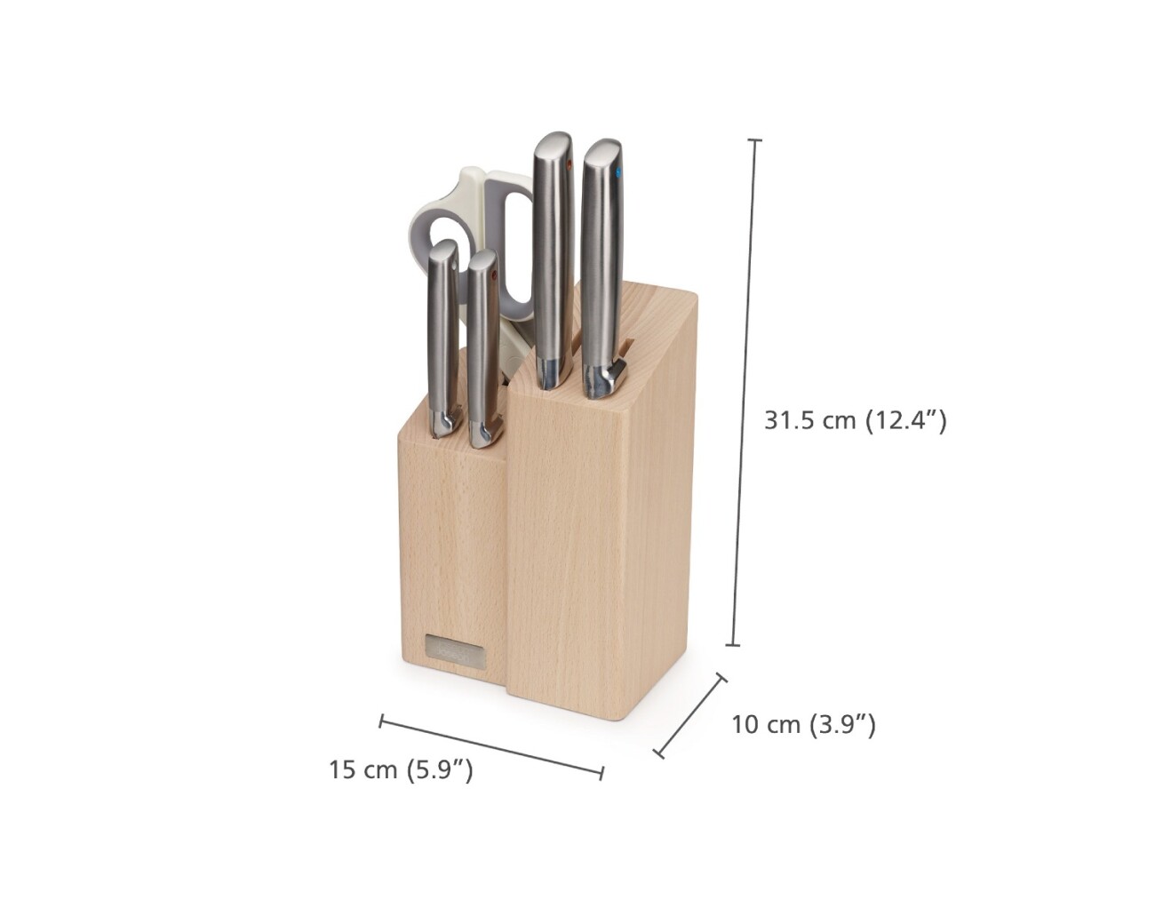 Set de Cuchillos y Tijera con Taco de Madera Joseph Joseph Elevate™ Fusion - Preventa Set de Cuchillos y Tijera con Taco de Madera Joseph Joseph Elevate™ Fusion - Preventa