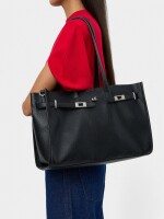 Bolso Para Portátil 13" Con Bolso Removible negro