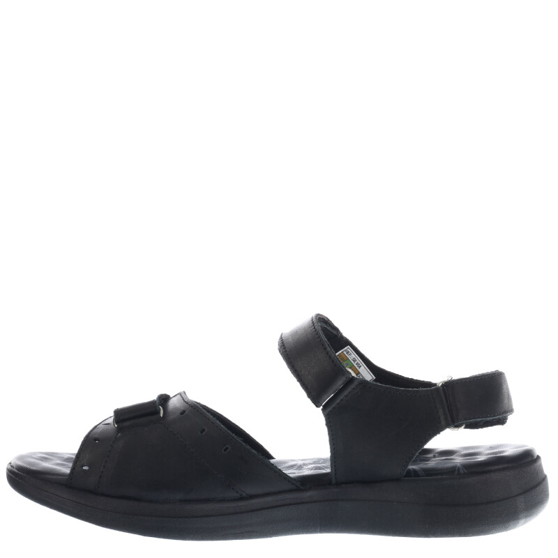 Sandalia de Mujer Freeway Casual c/Velcro Negro