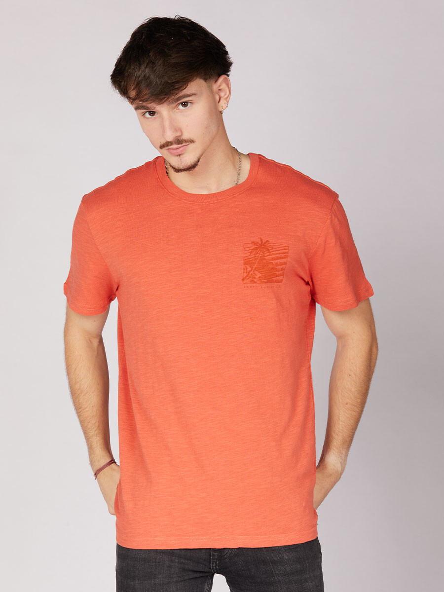 T-SHIRT PLANA E23 RUSTY - Ladrillo 