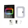 Aro de Luz Rectangular LED RGB para celular YM200 Aro de Luz Rectangular LED RGB para celular YM200