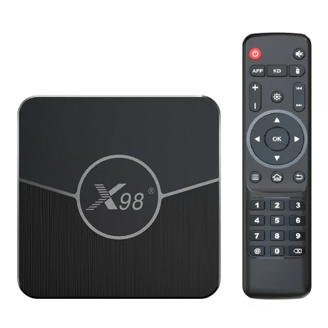 X98PLUS Tv Box Inteligente Android 11. Wifi 2,4 Ghz / 5,8 Ghz. 4GB Ram. 64 GB Rom. 4K. Amlogic S905W 001