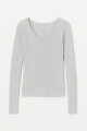 Sweater escote corazón GRIS