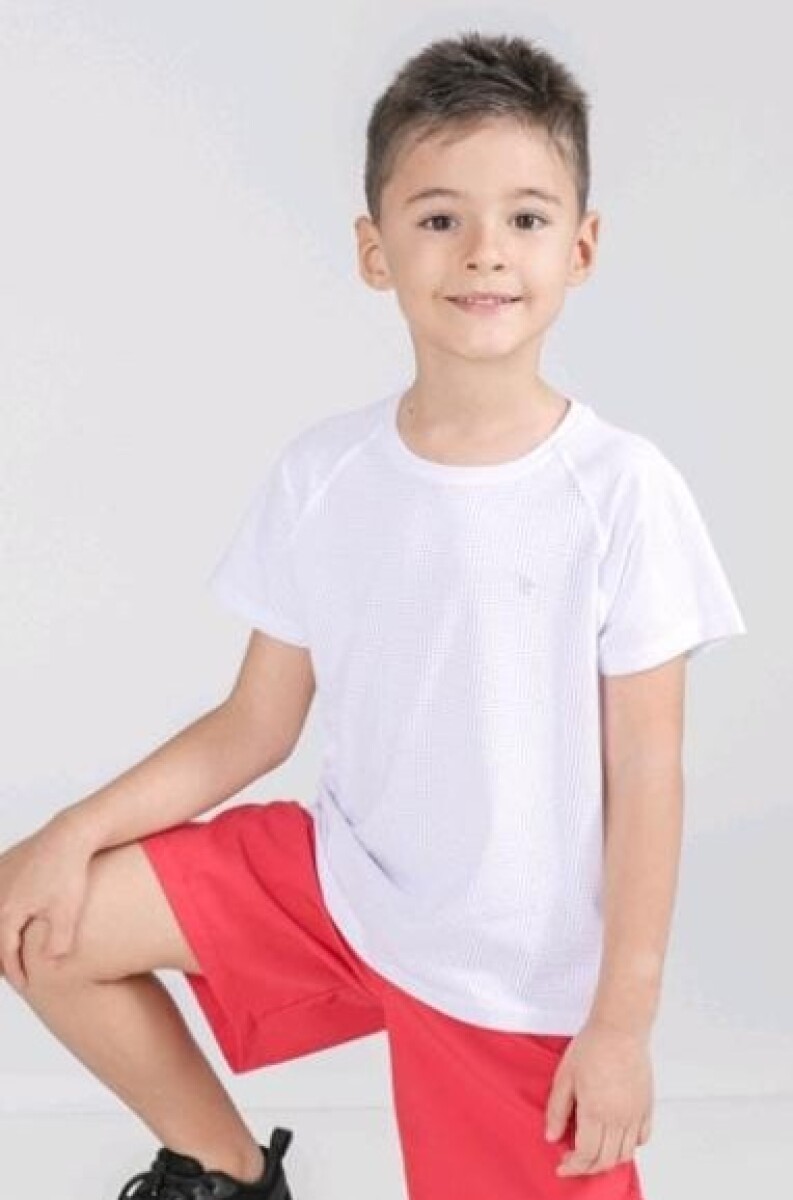 Remera Deportiva. - Blanco 