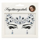Sticker para Rostro Diamante Plateada