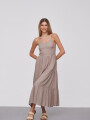 Vestido Burhan Taupe / Mink / Vison