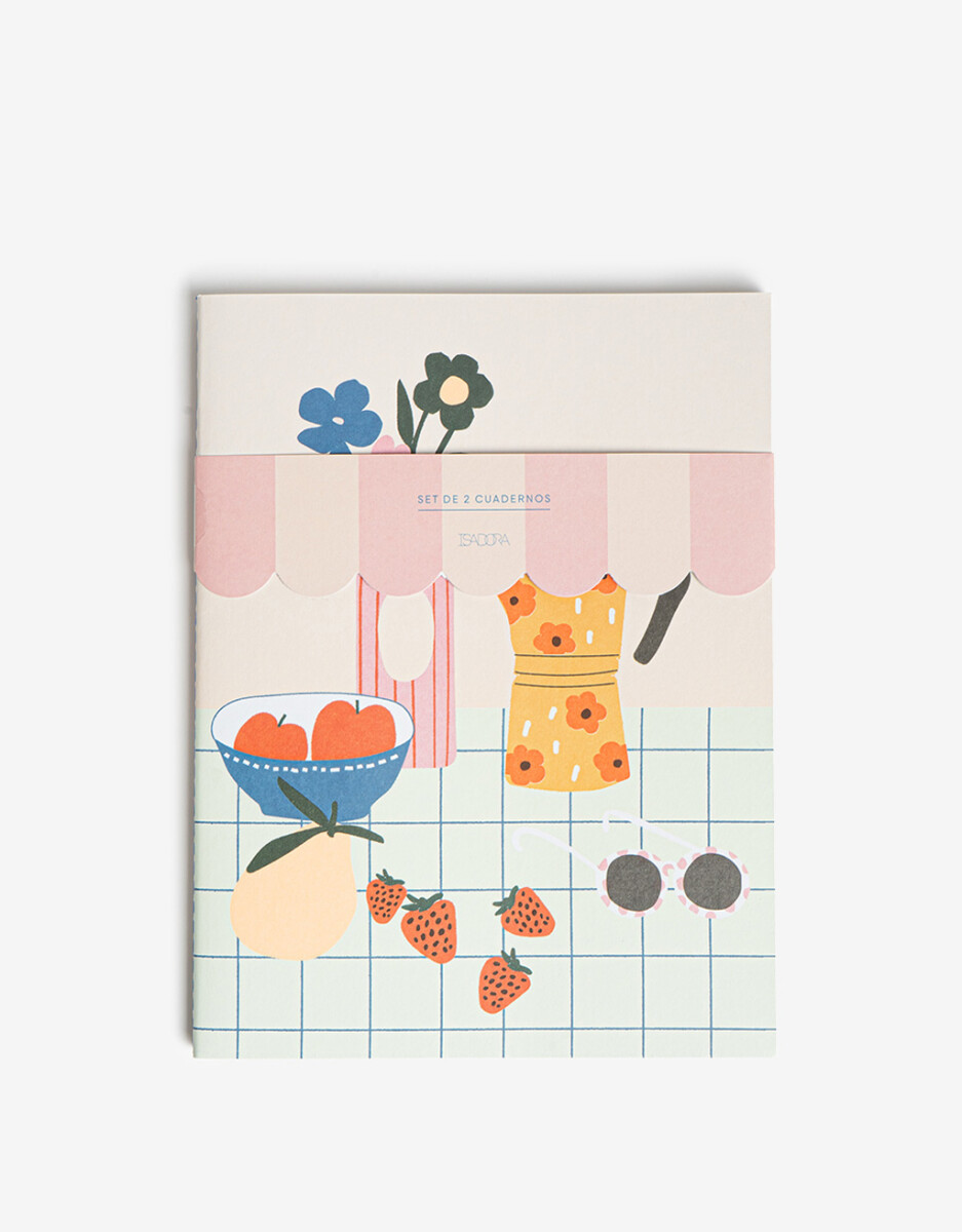 Set De Cuadernos Estampados 