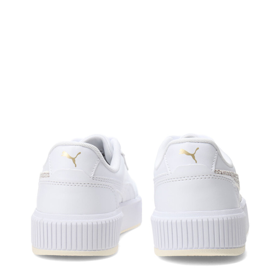 Championes de Mujer Puma Carina Mía Topcat Blanco - Animal Print