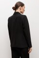 Blazer clásico un botón negro