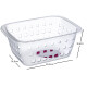 Set x2 Cesto pequeño 1,4 lts TRANSPARENTE